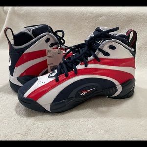 REEBOK SHAQNOSIS USA Unisex Basketball Sneakers M 7 Ws 8.5 Retro Leather New